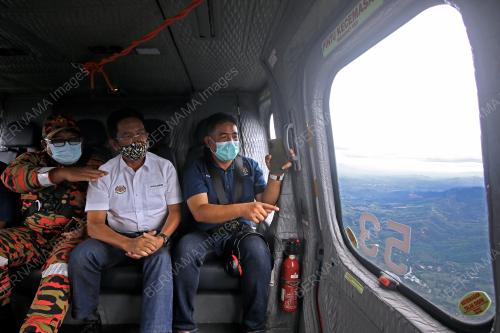 TINJAUAN UDARA JBPM LOKASI KEKERAPAN BANJIR