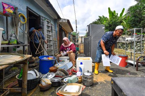 PASCA BANJIR DI GEMAS