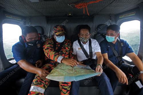 TINJAUAN UDARA JBPM LOKASI KEKERAPAN BANJIR