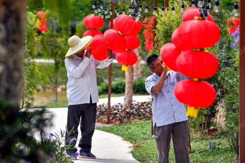 DEKORASI TANGLUNG TAHUN BAHARU CINA