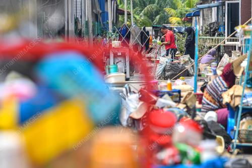 PASCA BANJIR DI GEMAS