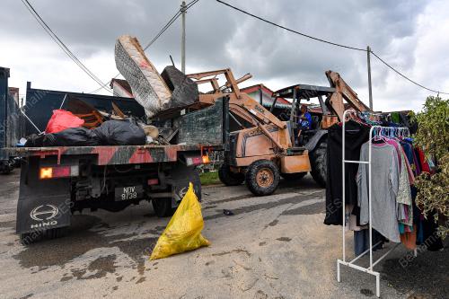PASCA BANJIR DI GEMAS