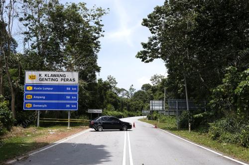 PENUTUPAN JALAN SEMPADAN NEGERI SEMBILAN DAN SELANGOR