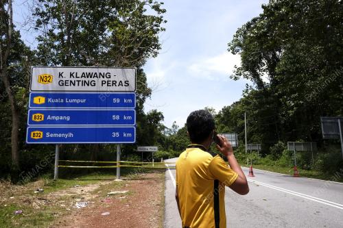 PENUTUPAN JALAN SEMPADAN NEGERI SEMBILAN DAN SELANGOR