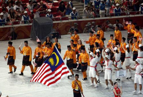 MALAYSIAN CONTINGENT OLYMPIC BEIJING 2008 OPENING CEREMONY