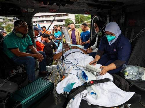 PENERBANGAN PESAKIT JANTUNG KE IJN