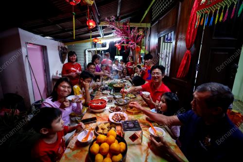 MAKAN BESAR TAHUN BAHARU CINA