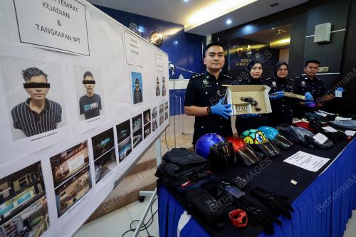 POLIS TUMPAS GENG SAMUN