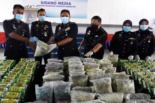 RAMPASAN DADAH BERNILAI RM25.87 JUTA