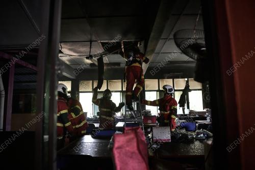KEBAKARAN DI SK SUNGAI NIBONG