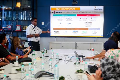 SESI LAWATAN MEDIA DI PENANG PORT