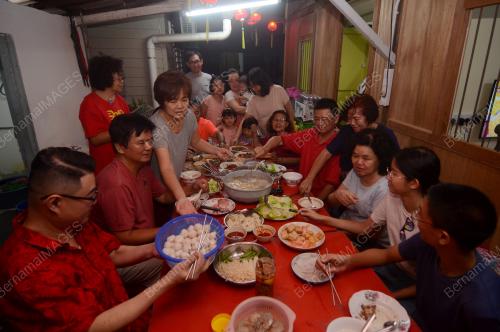 MAKAN BESAR TAHUN BAHARU CINA