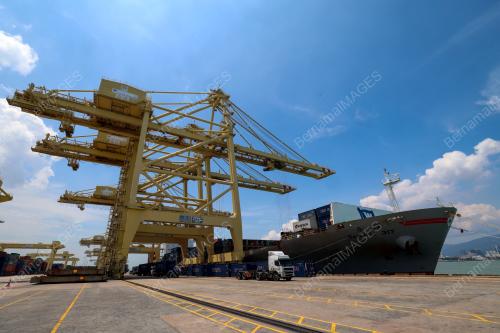 SESI LAWATAN MEDIA DI PENANG PORT