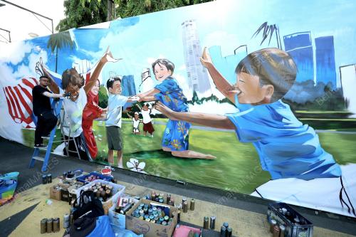 MURAL GRAFITI ˜PERPADUAN'