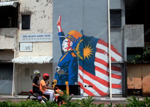 MURAL BAPA KEMERDEKAAN MALAYSIA