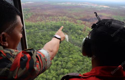 KEBAKARAN HUTAN DI PAHANG SEMAKIN PULIH