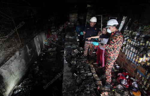 KEBAKARAN KEDAI SERBANEKA