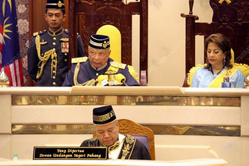 ISTIADAT PEMBUKAAN SIDANG DUN PAHANG