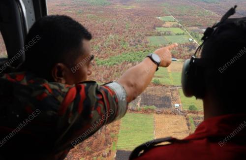 KEBAKARAN HUTAN DI PAHANG SEMAKIN PULIH