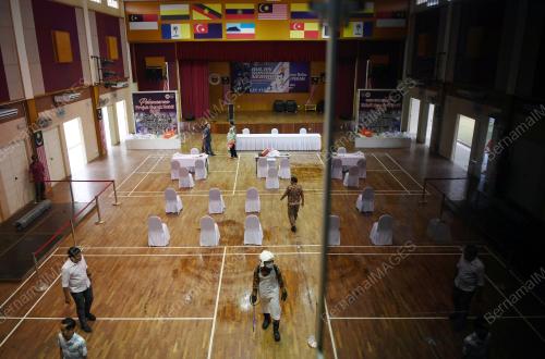 BOMBA DISINFEKSI PUSAT PENAMAAN CALON PRK CHINI