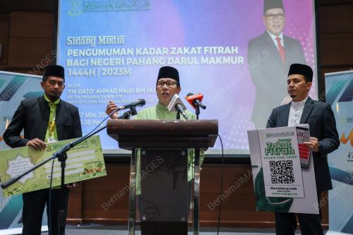 PENGUMUMAN KADAR ZAKAT FITRAH NEGERI PAHANG