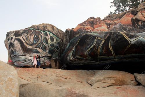 MURAL PENYU GERGASI DI PANTAI TANJUNG PELINDUNG