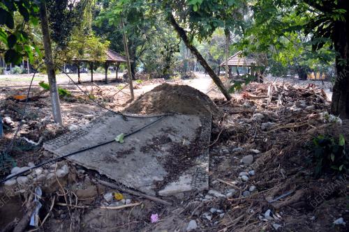 PASCA BANJIR KAWASAN REKREASI PULAU SANTAP