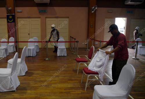 BOMBA DISINFEKSI PUSAT PENAMAAN CALON PRK CHINI