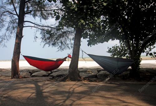 BEREHAT BAWAH POKOK AKIBAT CUACA PANAS