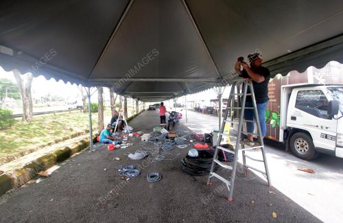 PERSIAPAN BAZAR RAMADAN