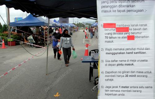 SENARAI PEMATUHAN SOP DIPAMERKAN