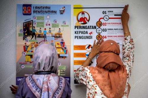PERSIAPAN MENGUNDI AWAL PRU KE 15