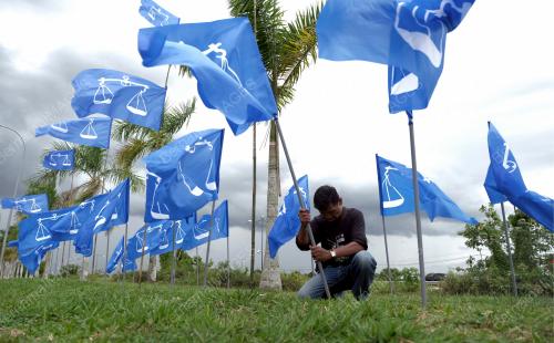 PASANG BENDERA BARISAN NASIONAL