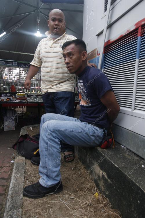PENCURI DITAHAN