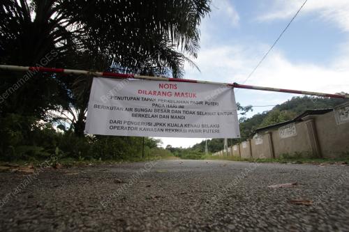 TAPAK PERKELAHAN PASIR PUTERI TUTUP SEMENTARA