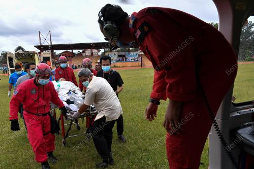 PENERBANGAN EHSAN BOMBA PESAKIT DARI TEMERLOH