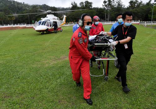 PENERBANGAN EHSAN BOMBA PESAKIT DARI TEMERLOH