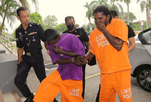 DUA BERSAUDARA DI HADAPKAN KE MAHKAMAH MANJUNG