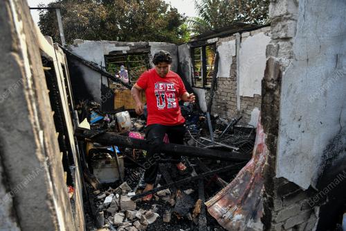 KEJADIAN RUMAH TERBAKAR DI HARI PERTAMA SYAWAL