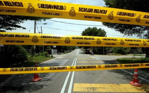 JALAN KAMPUNG BARU AMPANG DITUTUP