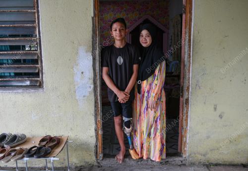 SUMBANG CEK KEPADA ATLET KURANG UPAYA