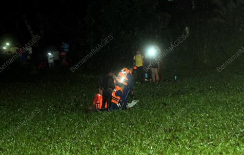 TERJUN LOMBONG LARI DARI POLIS