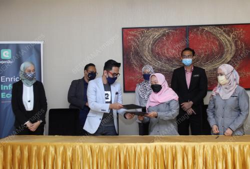 MAJLIS MENANDATANGANI MEMORANDUM PERSEFAHAMAN EJEN2U DAN PWPP