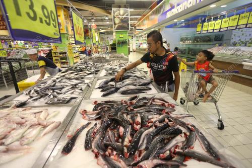TINJAUAN ORANG RAMAI BERBELANJA DI MYDIN BERIKUTAN TERIMA STR