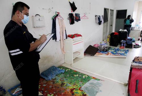 PEMERIKSAAN PUSAT PENGINAPAN PEKERJA KILANG