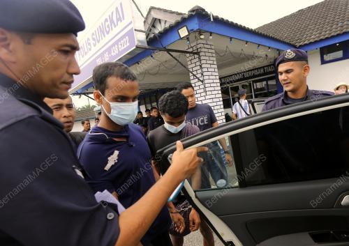 DUA PENDATANG TANPA IZIN LOLOS DI JUMPA DI SUNGKAI