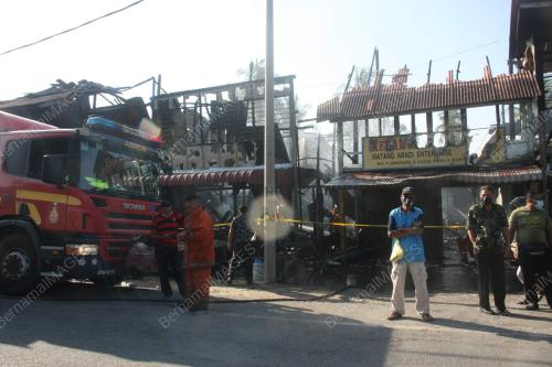 KEBAKARAN RUMAH KEDAI