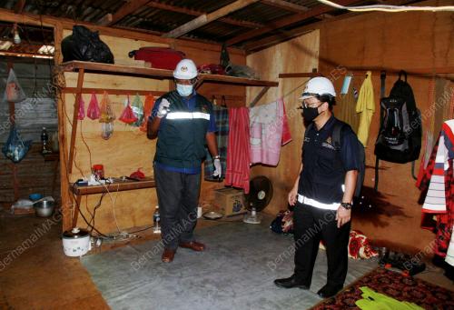 PEMERIKSAAN TEMPAT PENGINAPAN PEKERJA PEMBINAAN