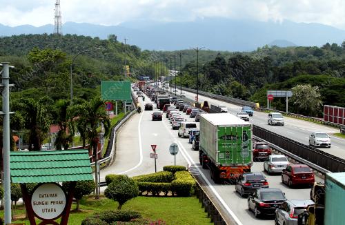 ALIRAN KENDERAAN KE UTARA