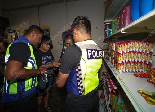 OPERASI PREMIS JUDI ATAS TALIAN